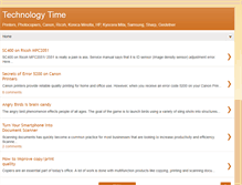 Tablet Screenshot of mytechtime.com